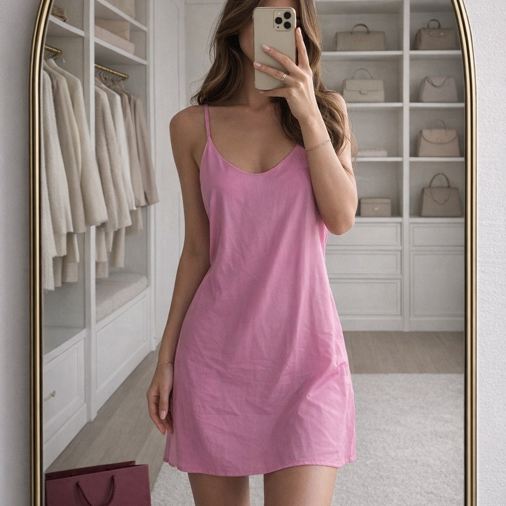 Gucci Pink Slip Dress Camisole